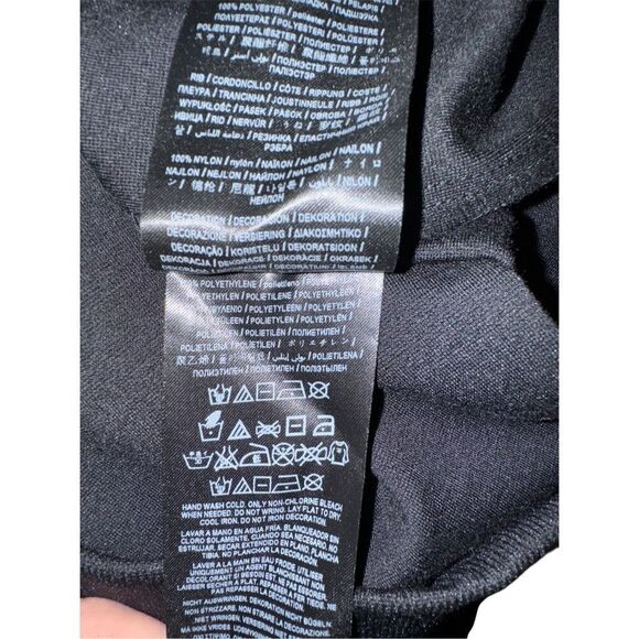 Guess Women's Embellished Long Sleeve Boyfriend Bomber Jacket Black Large NWT - Picture 11 of 12